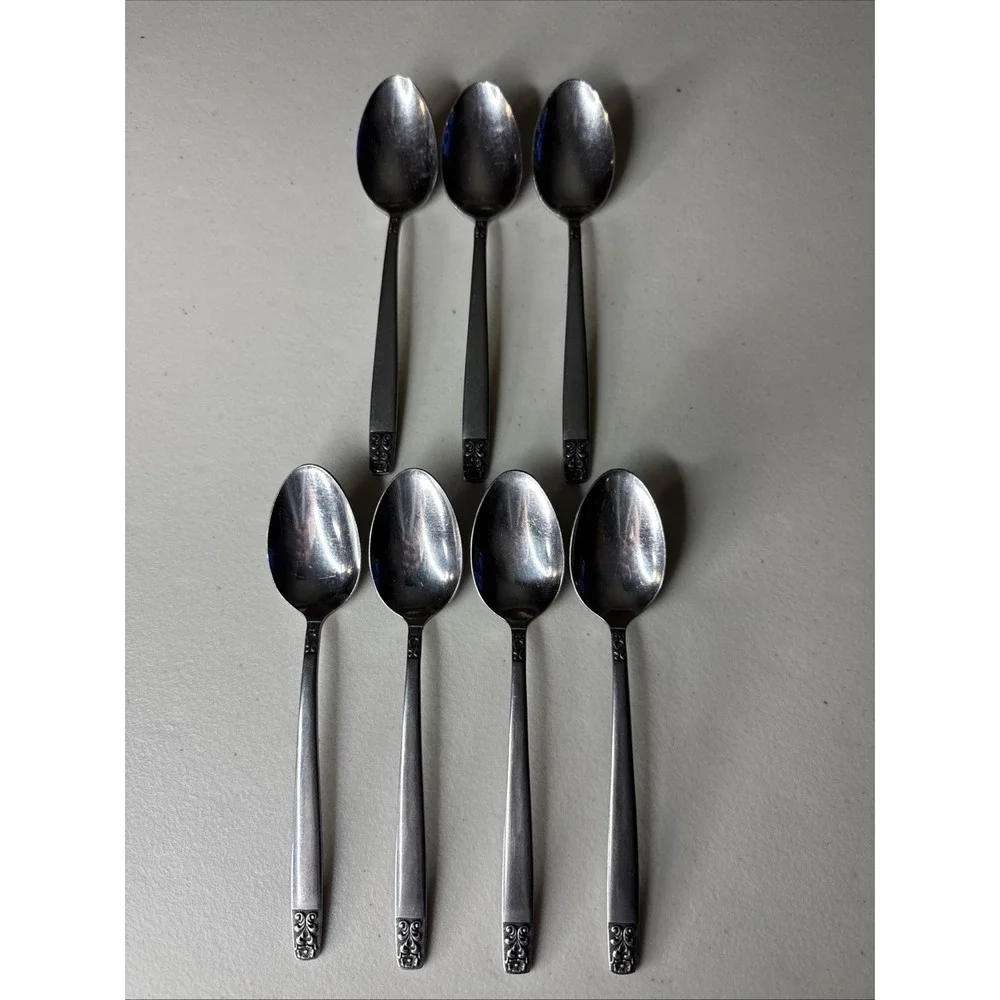 Stanley Roberts Danesmore Flatware 7 Spoons Lot  Stainless Steel Japan‎